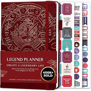 Legend Planner – Weekly & Monthly Life Planner to Hit Your Goals & Live Happier