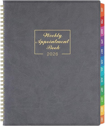 2026 Weekly Appointment Book - Daily Hourly Planner 2026