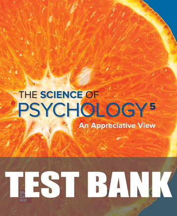 The Science of Psychology: An Appreciative View 5, 5th Edition