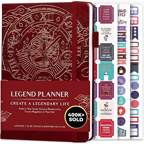 Legend Planner – Weekly & Monthly Life Planner to Hit Your Goals & Live Happier