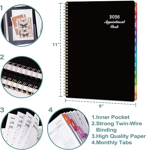 2026 Appointment Book - 2026 Planner, January 2026 - December 2026