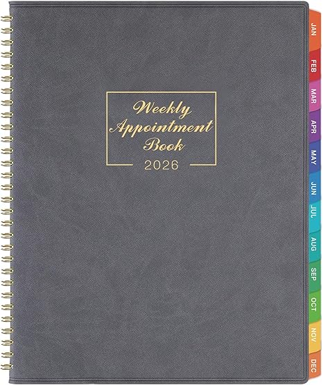 2026 Weekly Appointment Book - Daily Hourly Planner 2026