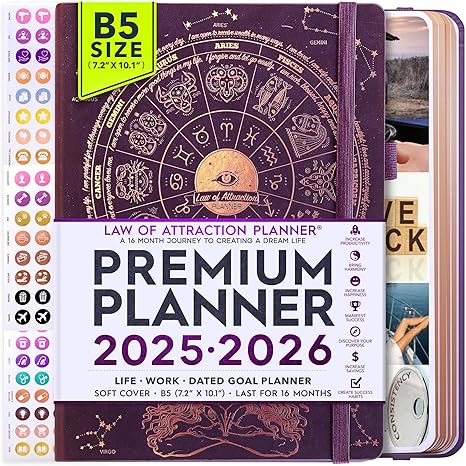 2025-2026 Planner Weekly and Monthly | 16-Month Life Planner to Increase Focus & Productivity