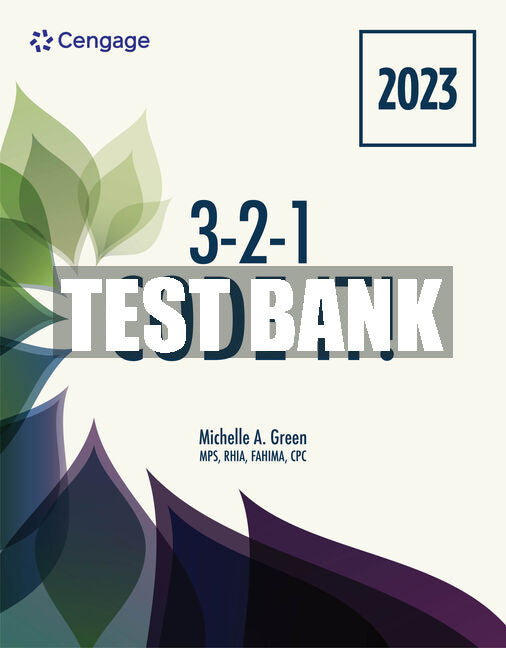 Test Bank 3-2-1 Code It! 2023 Edition