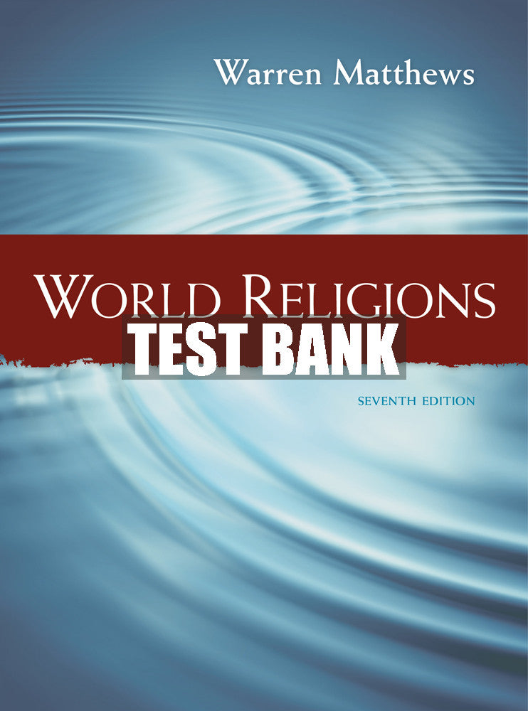 Test Bank World Religions